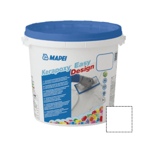 Chit de rosturi gresie si faianta epoxidic Kerapoxy Easy Design (A+B), 100 alb, white, interior / exterior, Mapei, 3 kg
