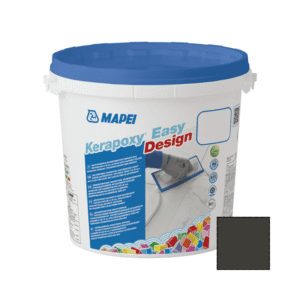 Chit de rosturi gresie si faianta epoxidic Kerapoxy Easy Design (A+B), 120 Negru, Black, interior / exterior, Mapei, 3 kg