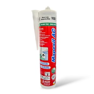 Mapesil AC 103, Bianco luna, silicon sanitar, Mapei, 310 ml