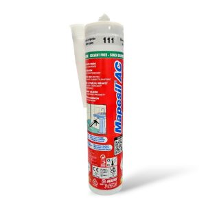 Mapesil AC 111, grigio argento, silicon sanitar, Mapei, 310 ml