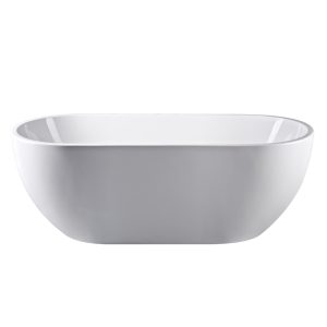 Cada freestanding, Florida, Aura New, cu instalatie completa, ovala, alb, 180 cm