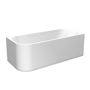 Cada freestanding, Florida, Maugli, de colt dreapta, alb, 150 cm