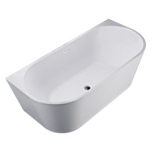 Cada freestanding, Florida, Beatrice, cu instalatie completa, alb, 150 cm