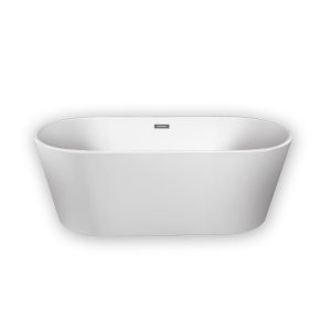 Cada freestanding, Florida, Denisa P-150, cu instalatie completa, alb, 150 cm
