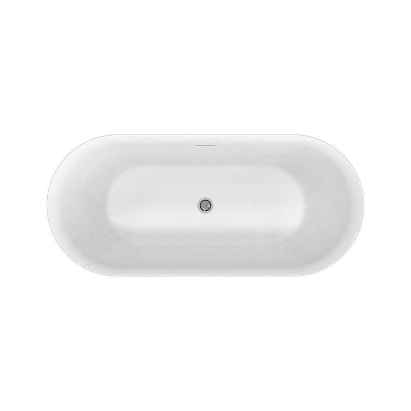 Cada freestanding, Florida, Viva, cu instalatie completa, ovala, alb, 167.6 cm - imagine 3
