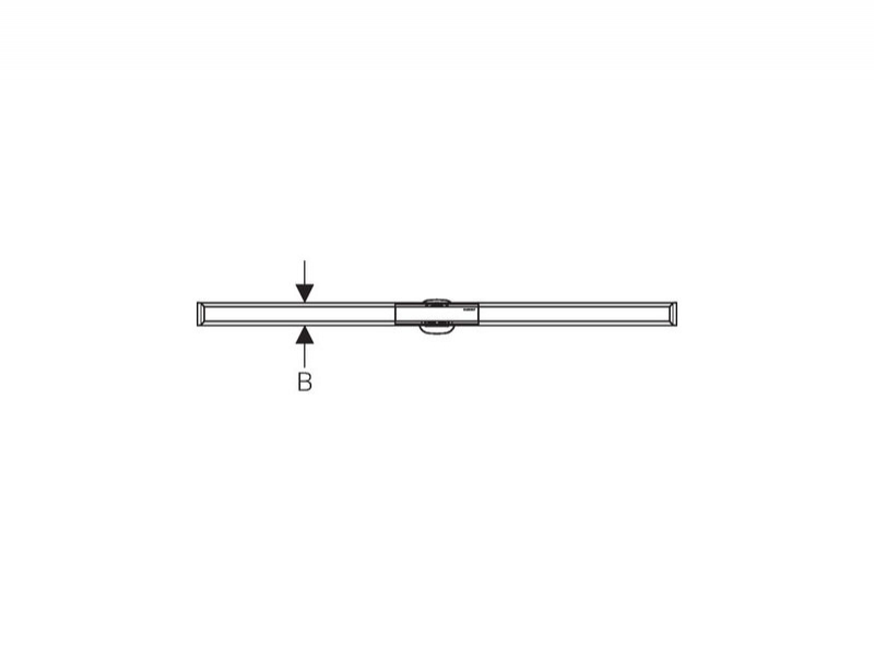 Capac pentru rigola dus Geberit, CleanLine 20, lucios/periat, 30 - 90 cm - imagine 2
