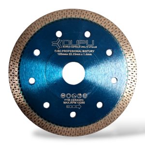 Disc diamantat, continuu, pentru debitare gresie, Bistury Dupu Special, 125x22.23x1.4 mm