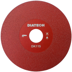 Disc diamantat pentru taiat sau slefuit sticla, placilor ceramice foarte dure, lucioase, DK115, 115, Diatech