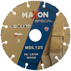 Disc diamantat pentru lemn, 125, MDL125, MAXON SPECIAL