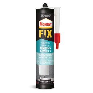 Moment Fix Mirrors & Panels, adeziv de montaj pentru oglinzi, panouri, elemente din sticla, 440g