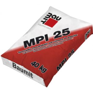 Tencuial? mecanizata var-ciment la interior, MPI 25, Baumit