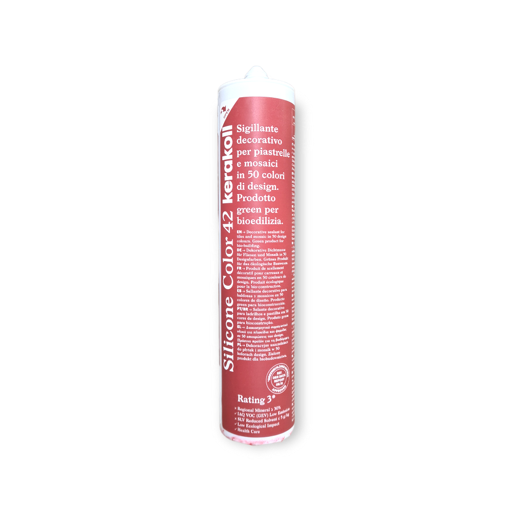 Silicon sanitar pentru interior si exterior, Silicone Color, 42, Keracoll, 310 ml