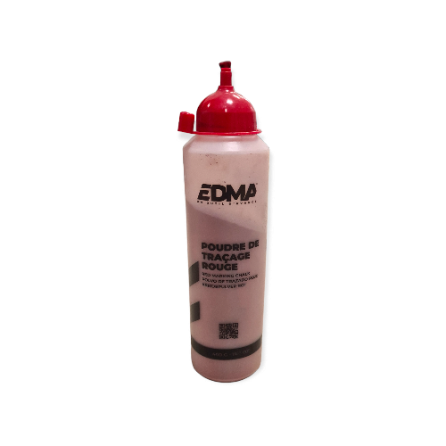 Rezervă Praf de Trasat Roșu Pavan 400 g, Pigment Profesional Rezistent pentru Sfoară de Marcat