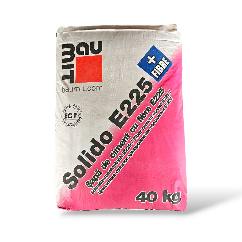 Sapa de ciment cu fibre, Solido E225, Baumit, 40 kg