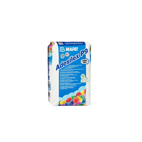 Adeziv flexibil pentru gresie si faianta Mapei Adesilex P9, interior / exterior, gri, 25 kg - imagine 2