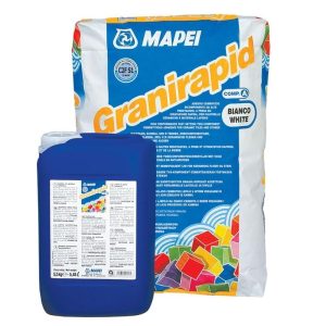 Adeziv flexibil pentru interior si exterior, granirapid, alb, kit, Mapei, 28 kg