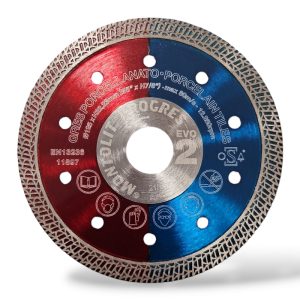 Disc diamantat, continuu, pentru debitarea placi ceramice, Montolit CG125, 125 x 22.23 mm