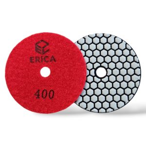 Pad/Discheta diamantata pentru slefuire, lustruire uscata pentru granit, marmura, piatra, ceramica, 400, Erica ceramica