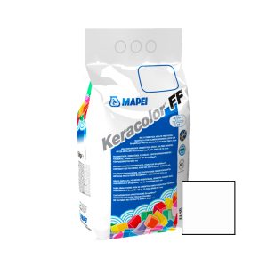 Chit de rosturi gresie si faianta Keracolor FF, 100 alb, interior / exterior, 5 kg