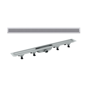 Rigola Plast BRNO, Eco, cu gratar din inox, 900 mm