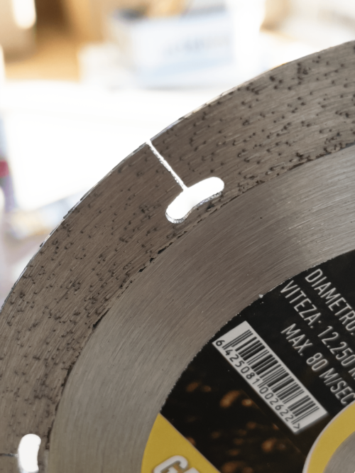 Disc diamantat pentru taiat gresie, gresogranit, Monguz, 350, Diatech - imagine 2