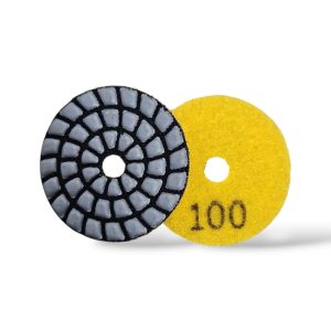 Pad/Discheta diamantata pentru slefuire, lustruire uscata pentru granit, marmura, piatra, ceramica, gr.100, 50mm