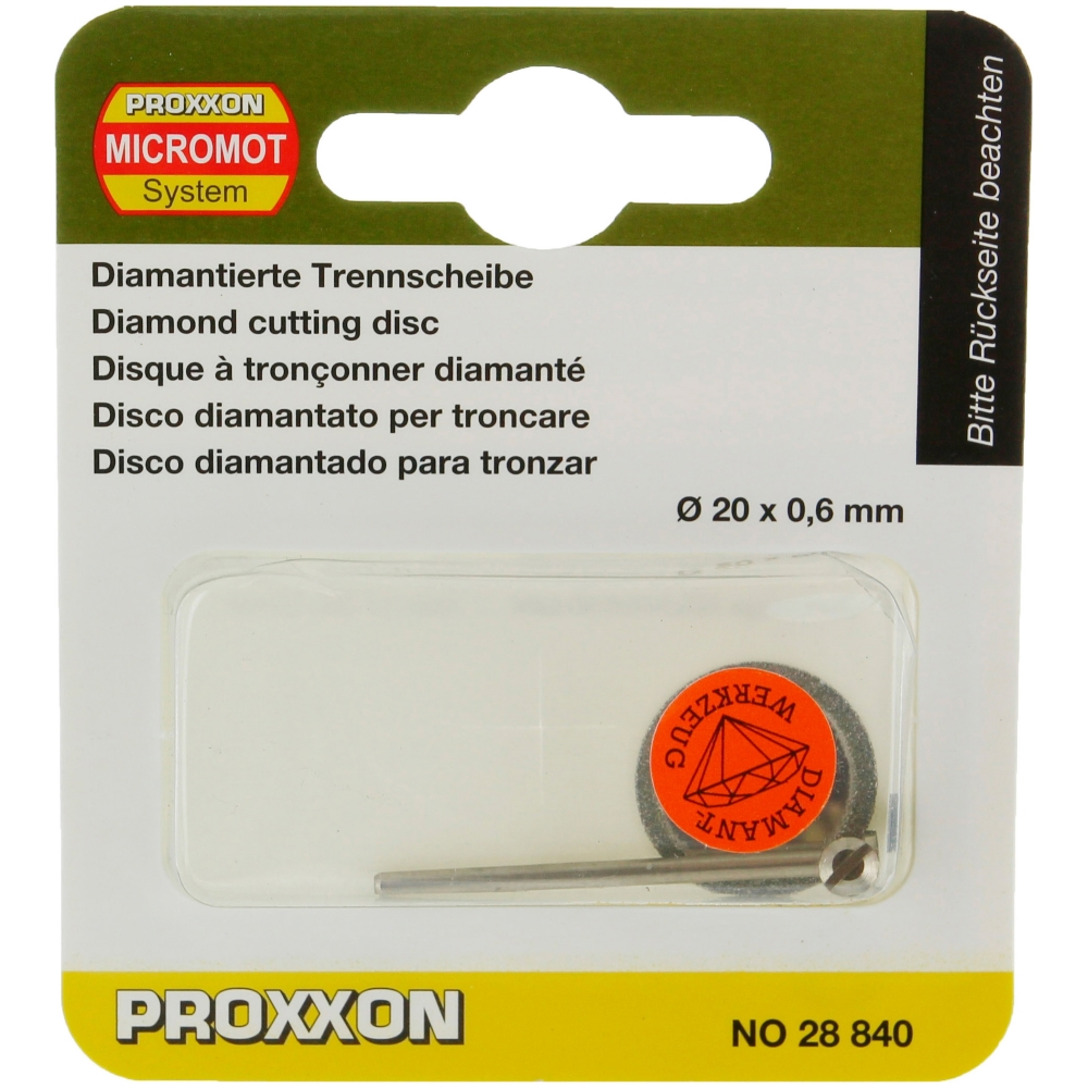 Disc debitor diamantat, 20x0.6mm, Proxxon 28840 - imagine 2