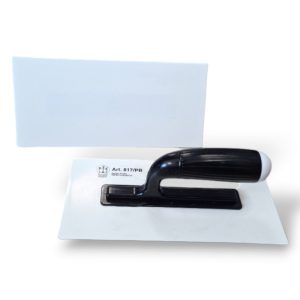 Gletiera cu lama din plastic alb, maner si suportul din pvc, 817/PB, 280x130, Pavan