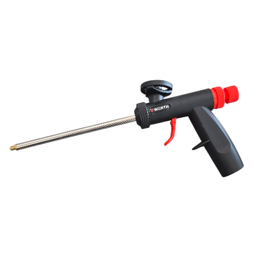 Pistol pentru Spumă Poliuretanică Würth, Corp din Plastic Rezistent și Țeavă Metalică