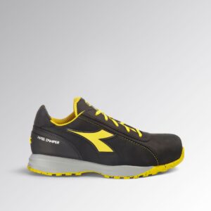 Pantofi de Protecție Diadora Utility Glove MDS Low S3S, Negri, Piele Nubuc, Bombeu Aluminiu, Talpă Mass Damper HRO
