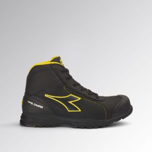 Bocanci de Protecție Diadora Utility Glove MDS Master Mid S3S, ESD, Piele Nubuc, Protecție Bombeu SC, Mass Damper