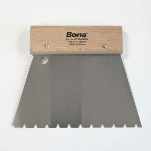 Spatula trapezoidala pentru adeziv parchet, V6mm, 1000G, Bona